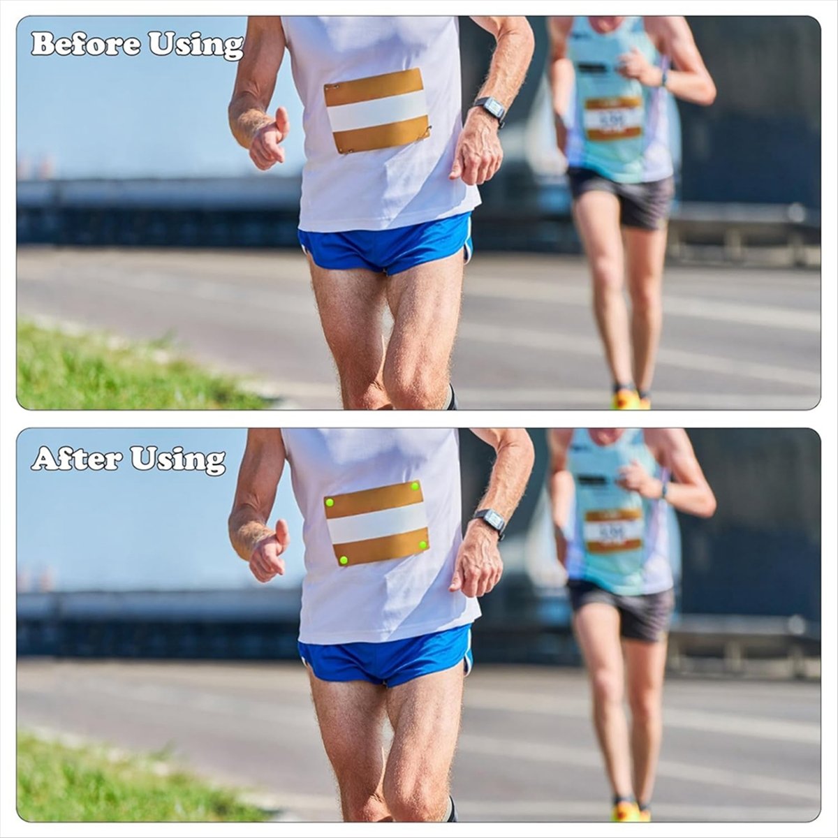 Running Gear For Marathon - ABJX 12 шт. зажимы для номерков