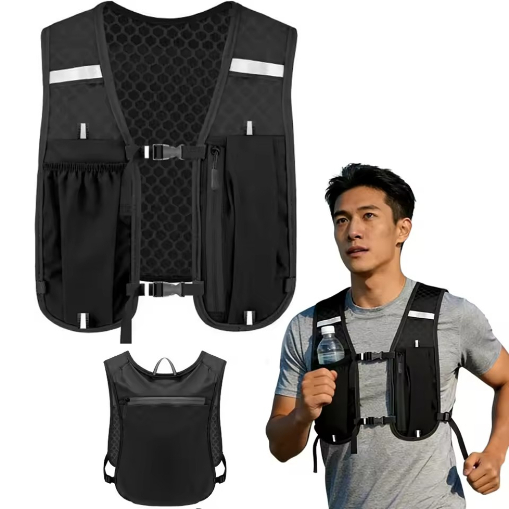 Running Gear For Marathon - Гидратационный жилет-рюкзак для бега (мужской и