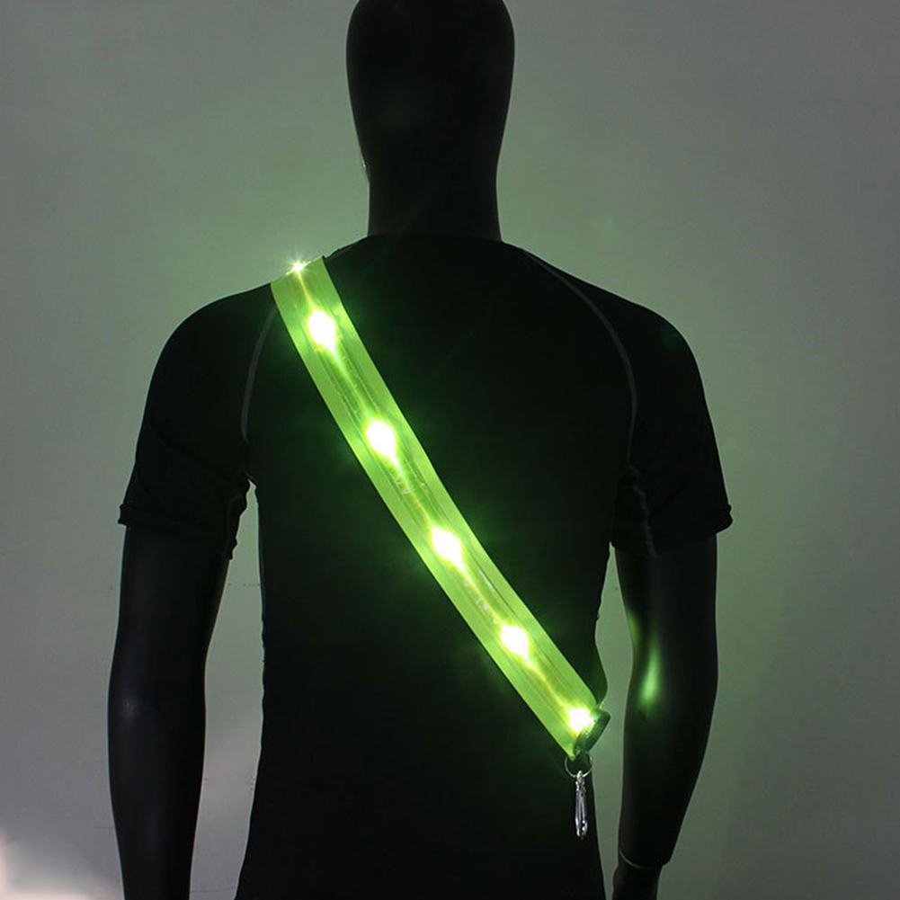 Running Gear For Night - Светодиодный наплечный ремень с подсветкой, перезаряжаемый,