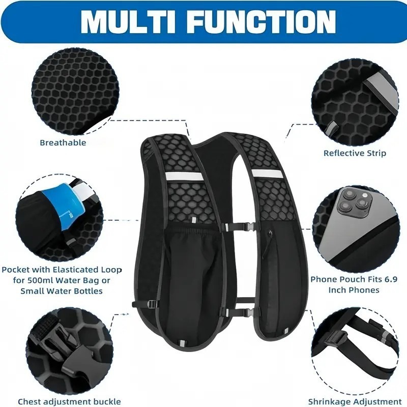 Новый ультралегкий жилет-рюкза – обзор и цена Running Gear For Marathon