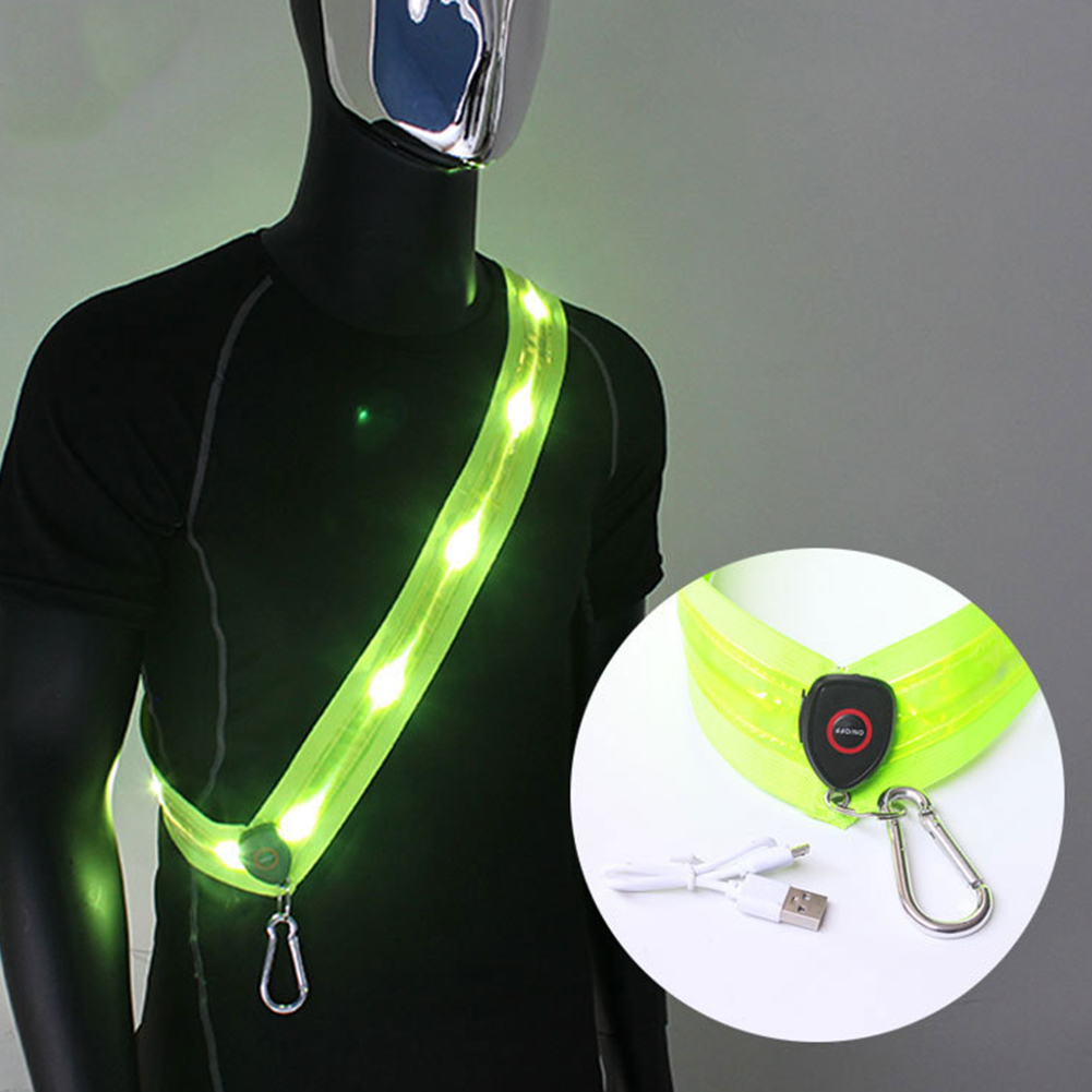 Светящиеся наплечные ремни с L – обзор и цена Running Gear For Night