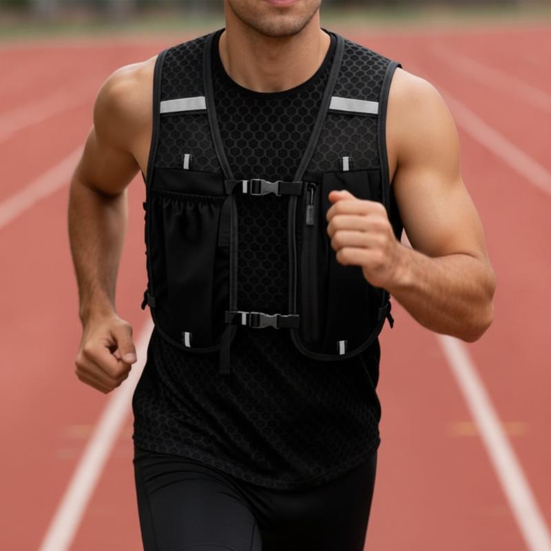 Новый беговой жилет унисекс, л – обзор и цена Running Gear For Marathon