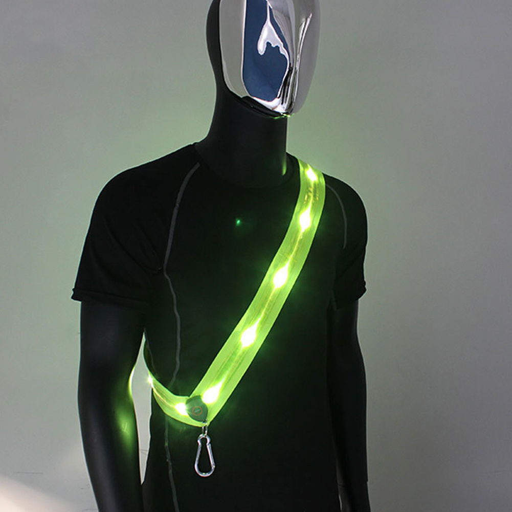 Светодиодный наплечный ремень  – обзор и цена Running Gear For Night