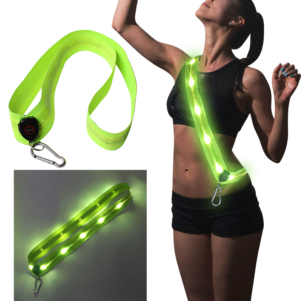 Светодиодный наплечный ремень  – обзор и цена Running Gear For Night